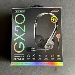 NEW Open Box Headset Sentry GX20 Gaming PC Phone Tablet Work School
